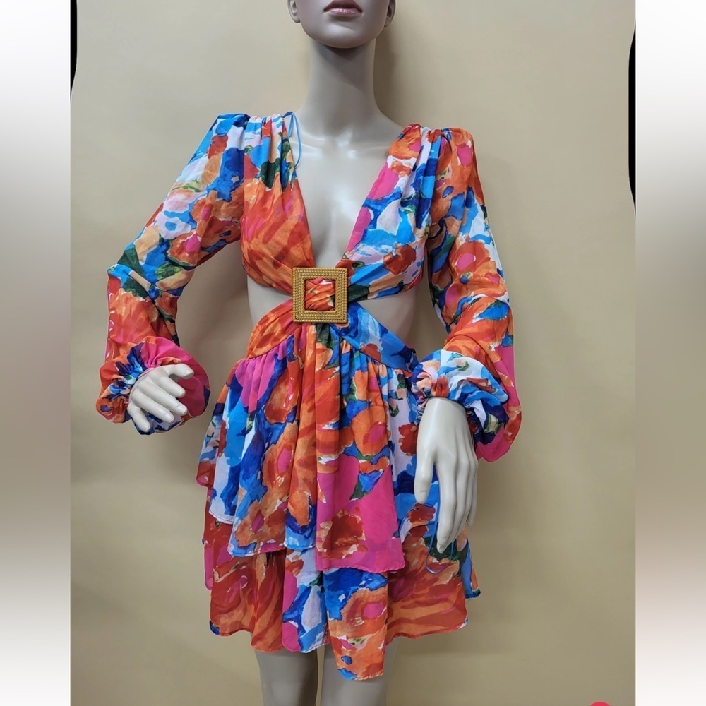 Lilyful beautiful dress Vibrant Multicolor - Picture 4 of 4